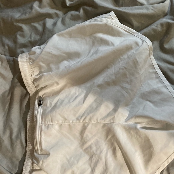 White Nike Dry Fit Running Shorts - Picture 4 of 5